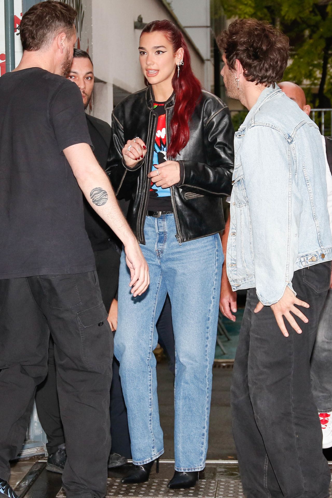 Dua Lipa Arriving at NRJ Radio in Paris08